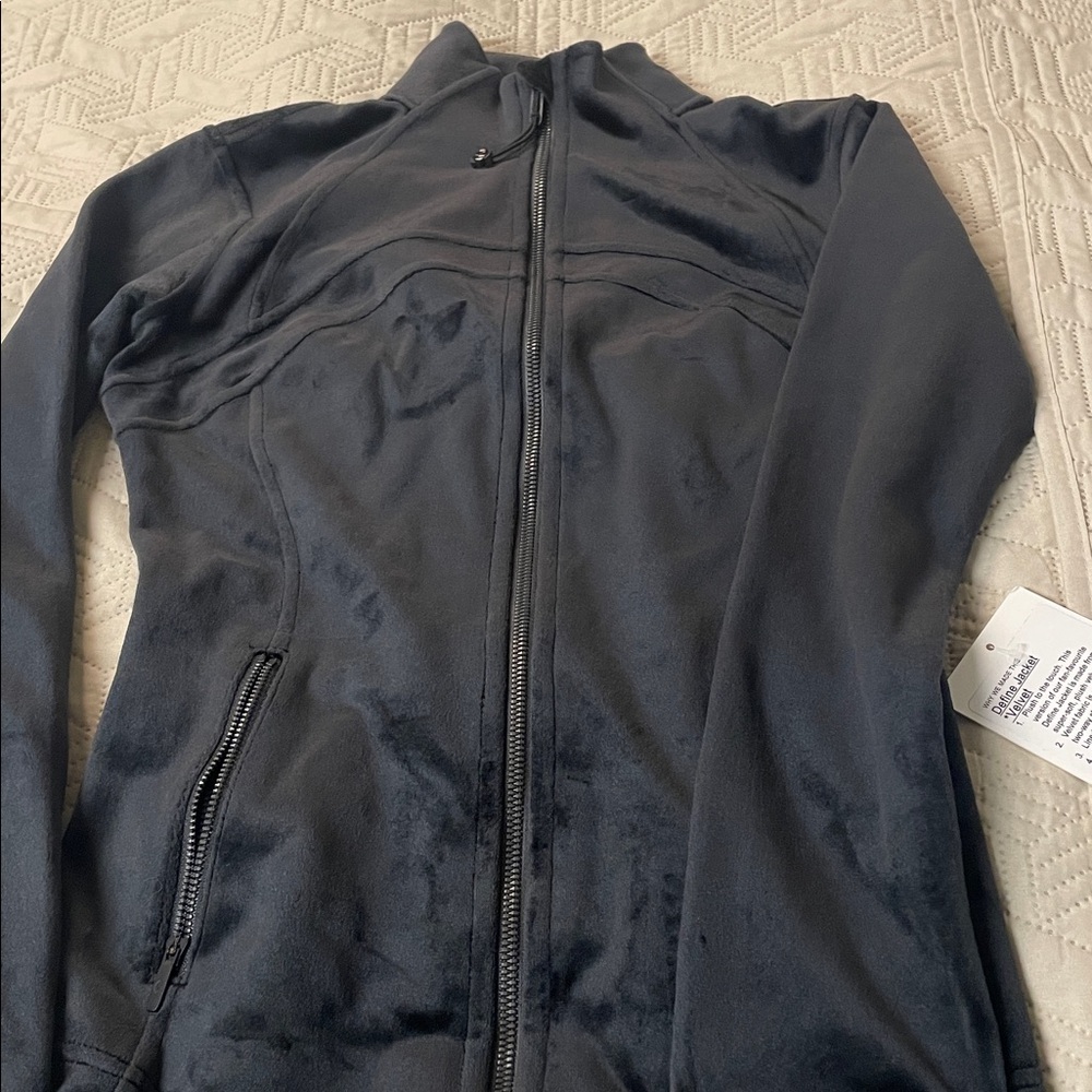 Lululemon Athletica Charcoal Full-Zip Jacket